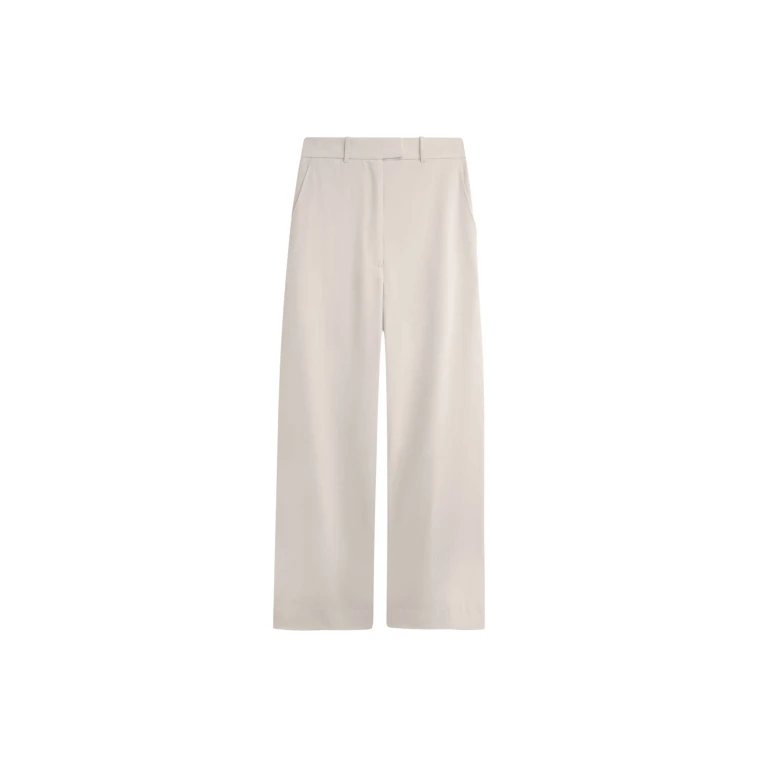 The Frankie Shop Lenora Trousers - Faded Pink - Oversized Minimalist Pants in Pink - Shop at Luxury Shoes 