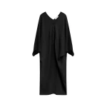 The Frankie Shop Lilia Kaftan Dress - Black - Oversized Minimalist Dresses in Black - Shop at Luxury Shoes 