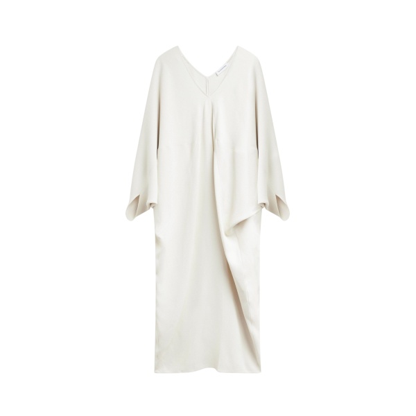 The Frankie Shop Lilia Kaftan Dress - Ivory - Oversized Minimalist Dresses in Ivory - Shop at Luxury Shoes 