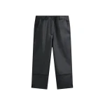The Frankie Shop Lior Leather Capri Pants - Black - Oversized Minimalist Pants in Black - Shop at Luxury Shoes 