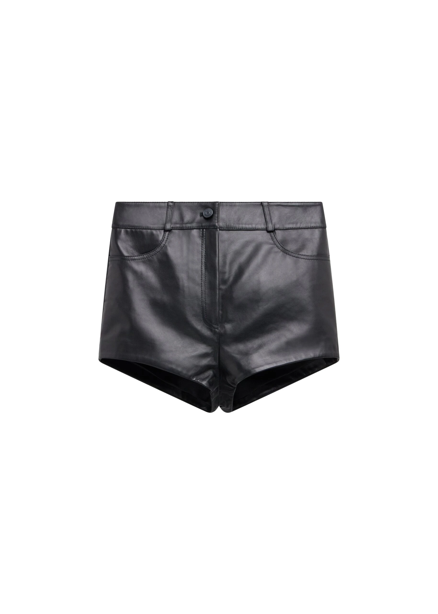 The-Frankie-Shop-Loen-Leather-Hot-Pants-Black-coveti-scaled37668_nobg The Frankie Shop Loen Leather Hot Pants - Black - Oversized Minimalist Shorts in Black - Shop at Luxury Shoes