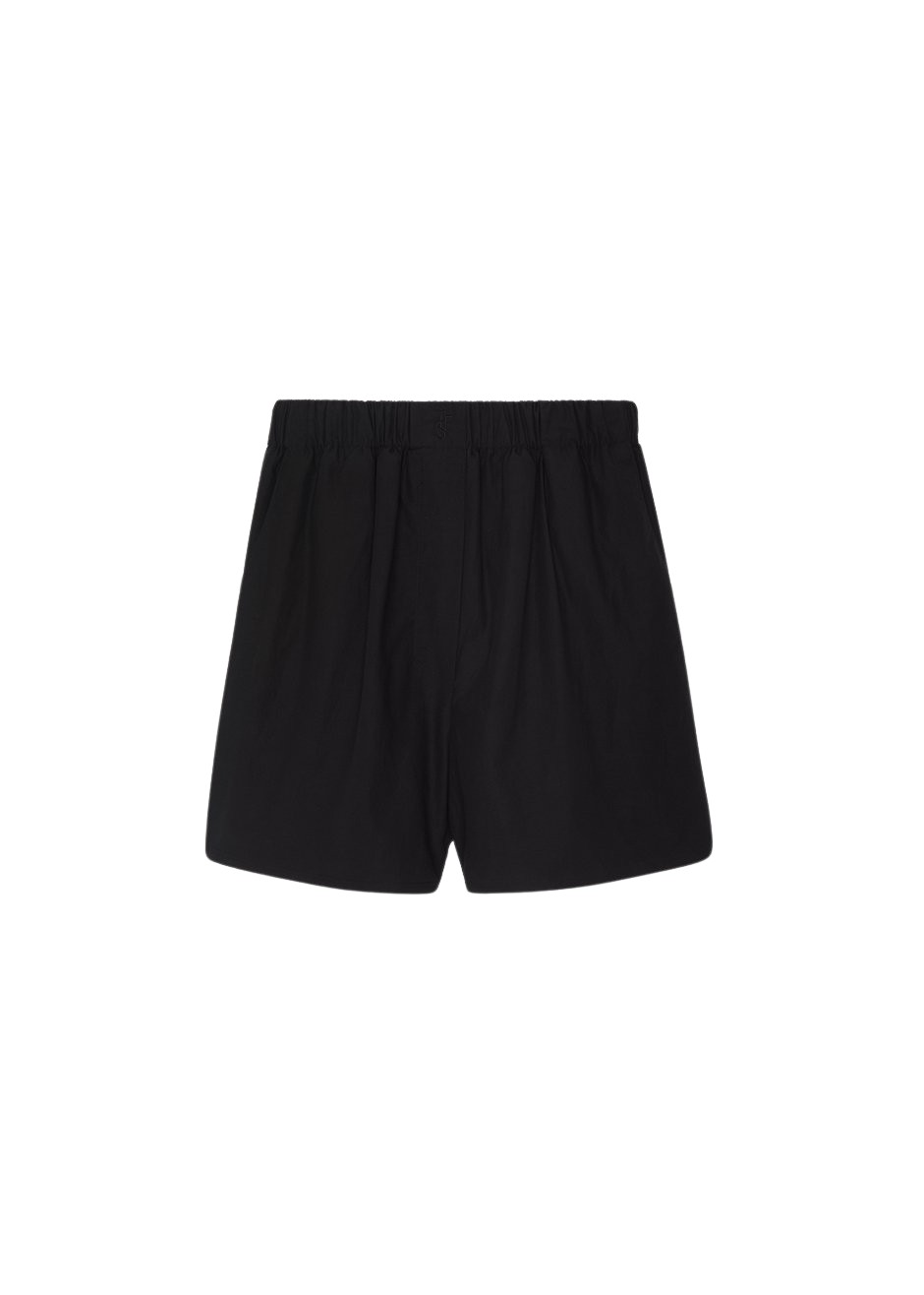 The Frankie Shop Lui Organic Cotton Boxer Short – Black