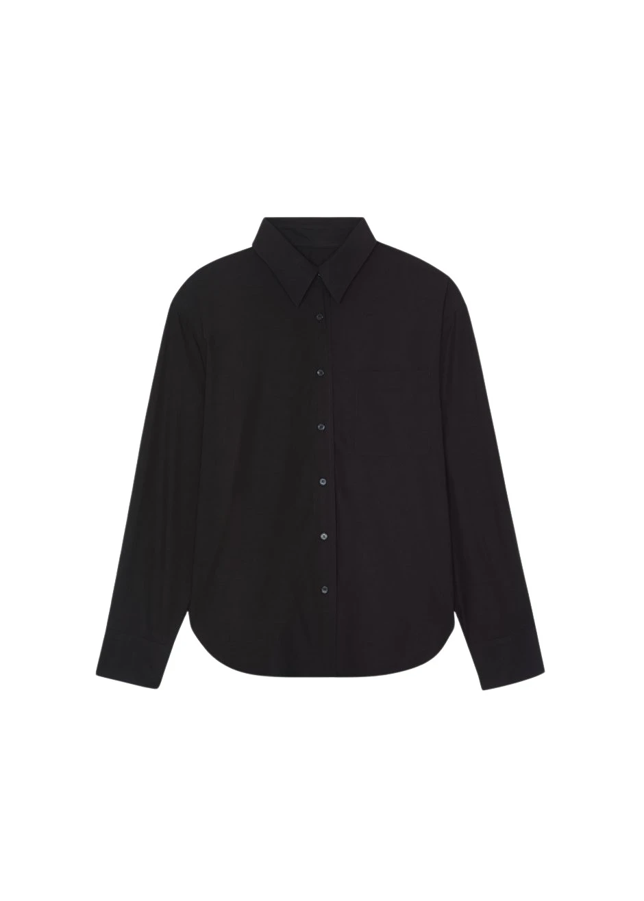 The-Frankie-Shop-Lui-Organic-Cotton-Shirt-Black-coveti21193_nobg The Frankie Shop Lui Organic Cotton Shirt - Black - Oversized Minimalist Tops in Black - Shop at Luxury Shoes
