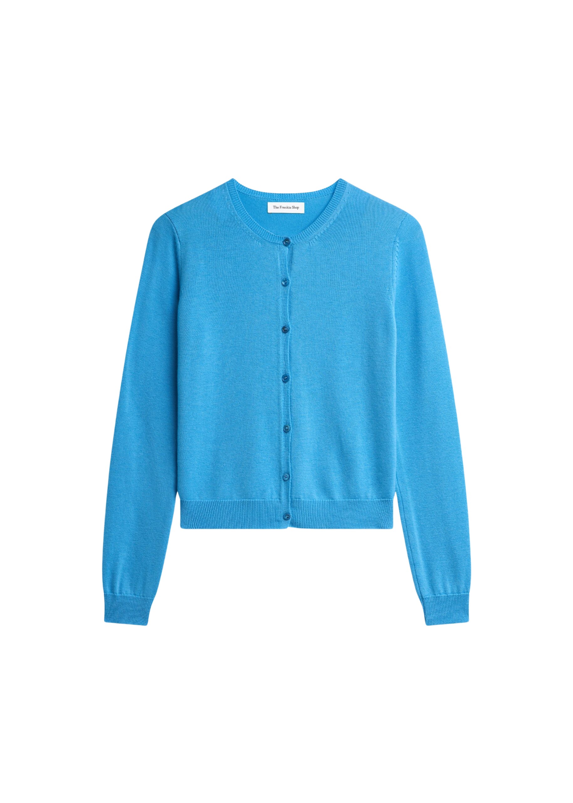The Frankie Shop Mahim Superfine Wool Cardigan – Blue