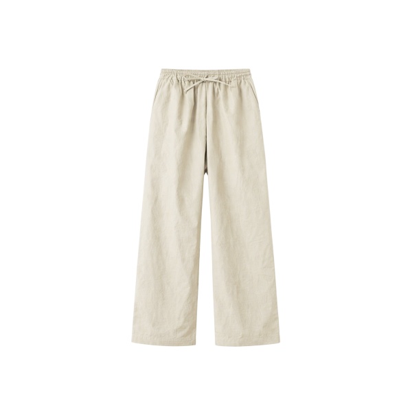 The Frankie Shop Majvik Joggers - Light Beige - Oversized Minimalist Pants in Beige - Shop at Luxury Shoes 