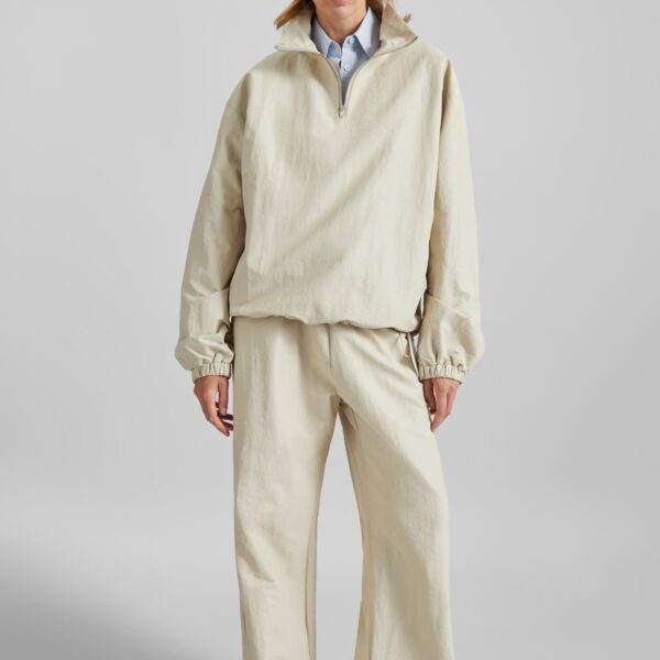 The Frankie Shop Majvik Windbreaker Anorak – Light Beige Jacket, view 3