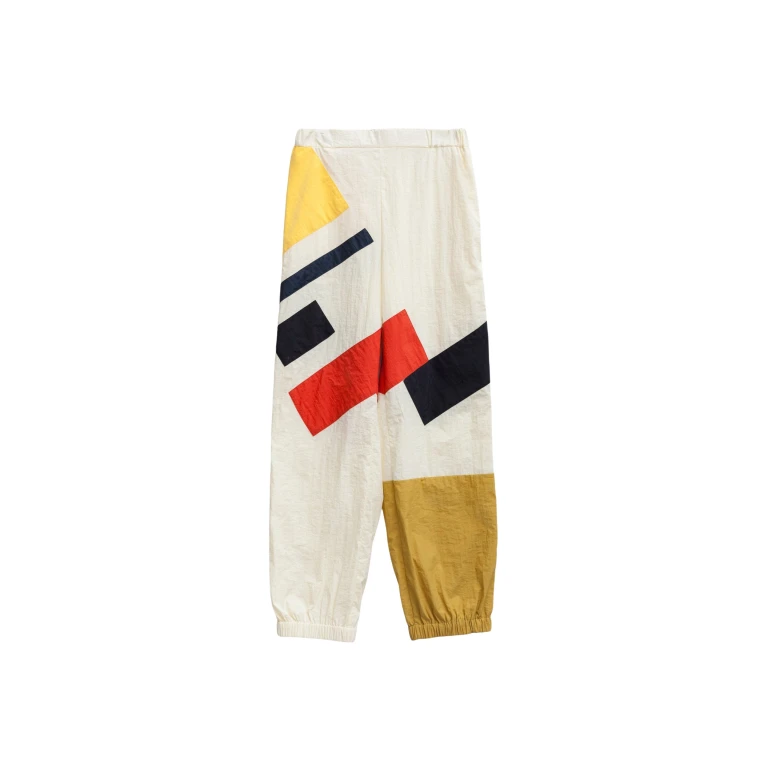 The Frankie Shop Malevich Track Pants - Vanilla - Oversized Minimalist Pants in Ivory - Shop at Luxury Shoes 