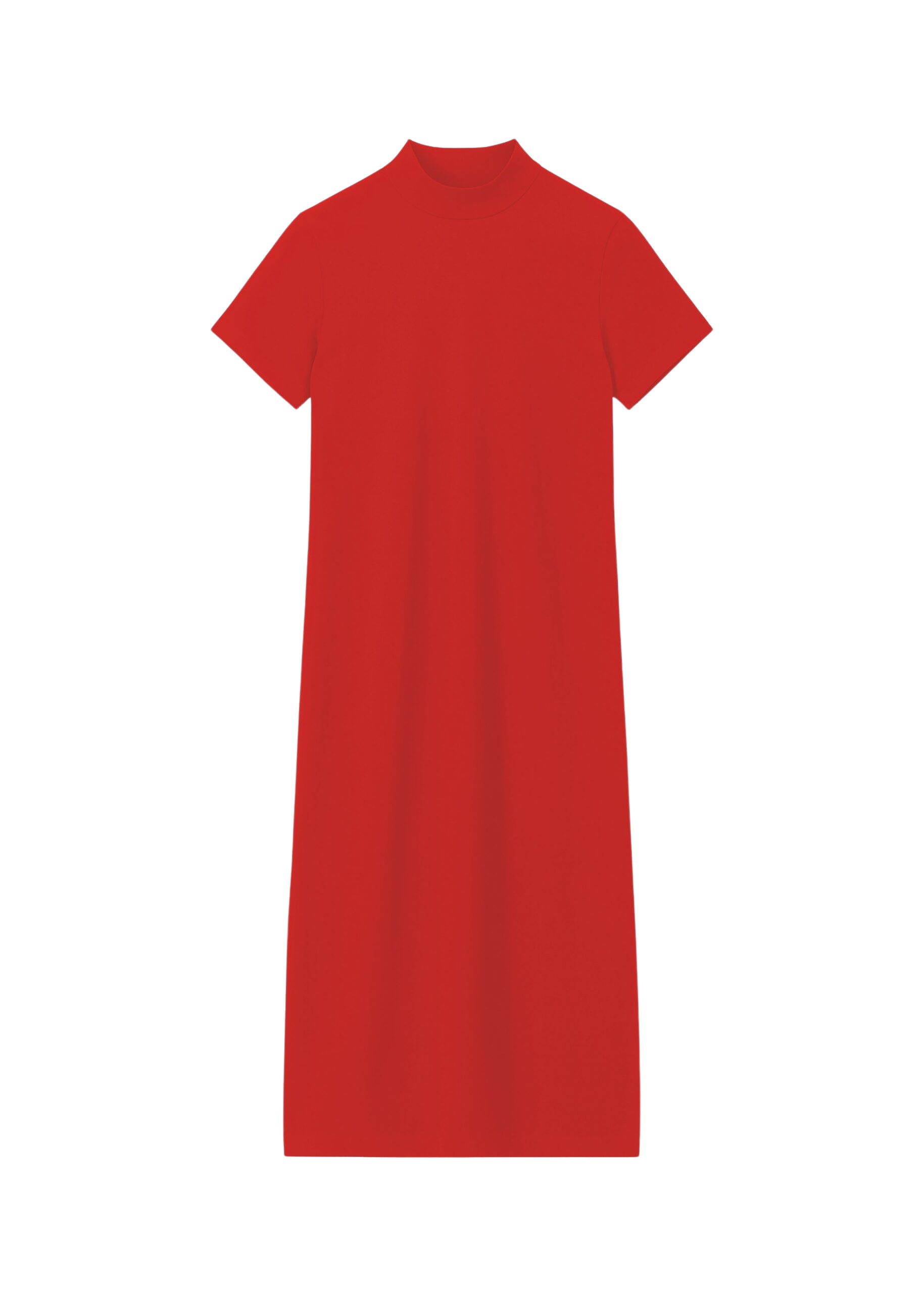 The Frankie Shop Malo T-Shirt Dress - Red - Oversized Minimalist Dresses in Red - Shop at Luxury Shoes 