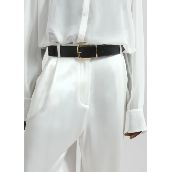 The Frankie Shop Marfa Pleated Satin Bermuda Shorts - White - Oversized Minimalist Shorts in White - Shop at Luxury Shoes 