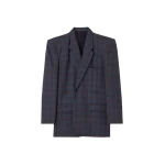 The-Frankie-Shop-Marnay-Padded-Blazer-Navy-Plaid-coveti-scaled22357_nobg The Frankie Shop Marnay Padded Blazer - Navy Plaid - Oversized Minimalist Jackets in Multicolour - Shop at Luxury Shoes