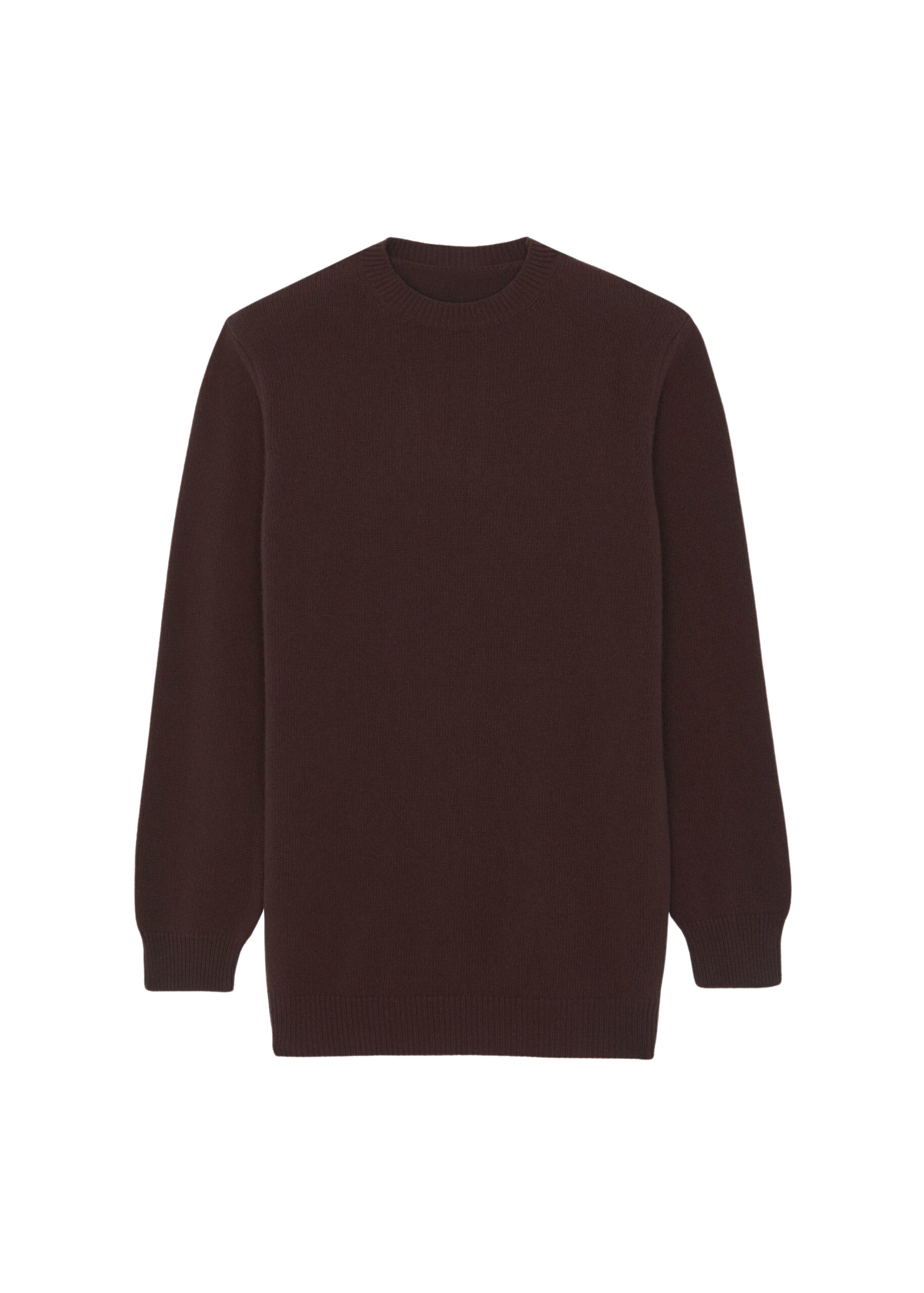 The Frankie Shop Maxime Knit Sweater Dress - Brown - Oversized Minimalist Knitwear in Beige - Shop at Luxury Shoes 