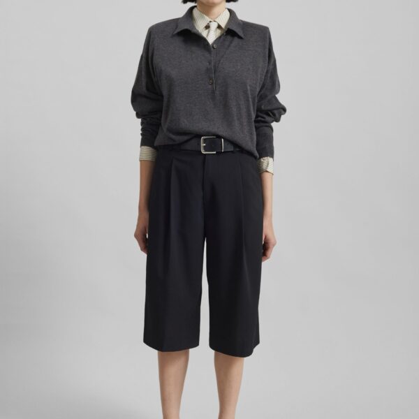 The Frankie Shop Meldert Bermuda Shorts – Black, view 5