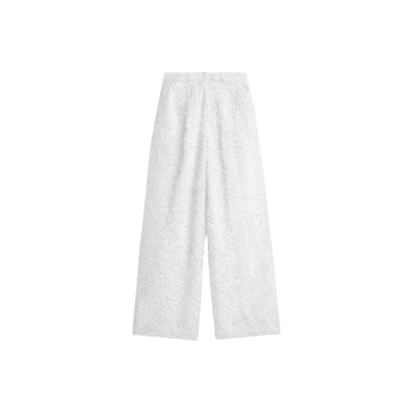 The Frankie Shop Melker Furry Pants – Off White