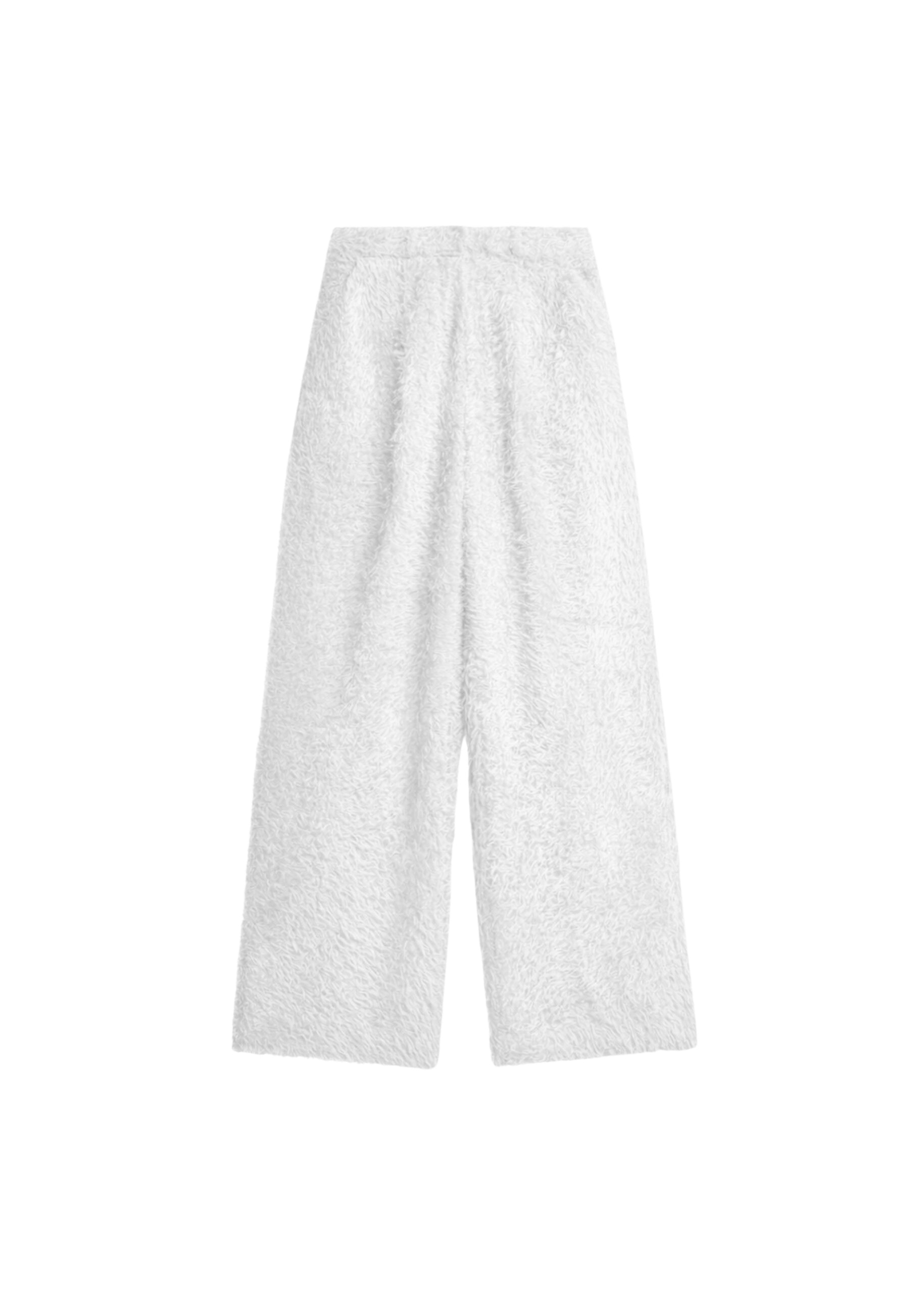 The Frankie Shop Melker Furry Pants – Off White
