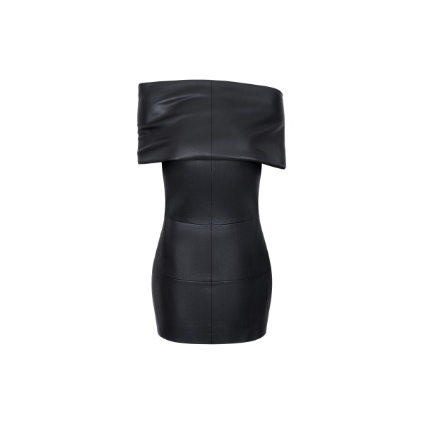 The Frankie Shop Mini Dress #01 - Black - Oversized Minimalist Dresses in Black - Shop at Luxury Shoes 