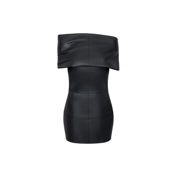 The Frankie Shop Mini Dress #01 - Black - Oversized Minimalist Dresses in Black - Shop at Luxury Shoes 