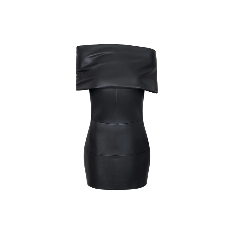 The Frankie Shop Mini Dress #01 - Black - Oversized Minimalist Dresses in Black - Shop at Luxury Shoes 