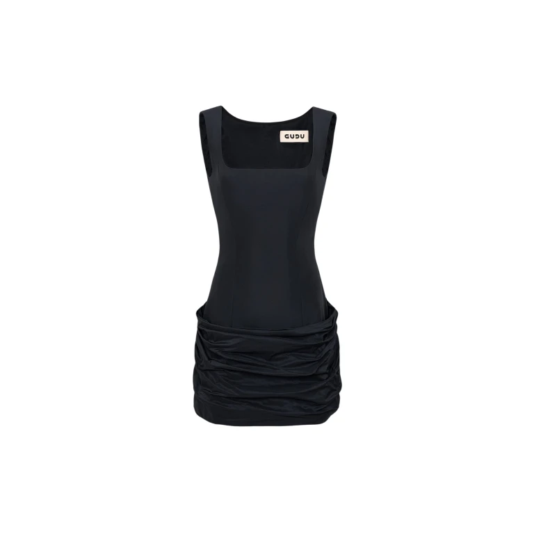 The Frankie Shop Mini Dress #04 - Black - Oversized Minimalist Dresses in Black - Shop at Luxury Shoes 