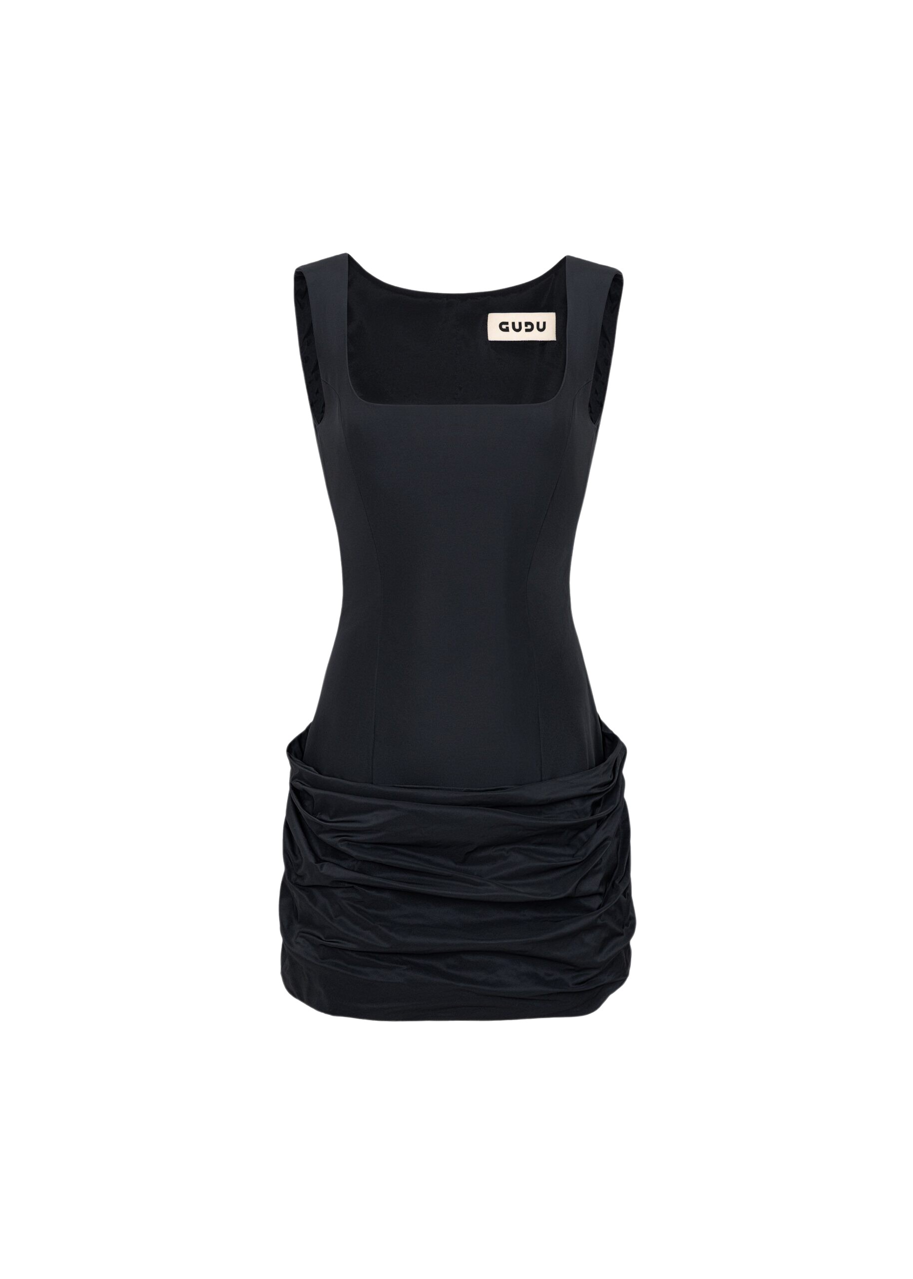 The Frankie Shop Mini Dress #04 - Black - Oversized Minimalist Dresses in Black - Shop at Luxury Shoes 