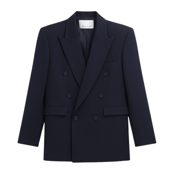 The Frankie Shop Monterey Structured Blazer – Dark Navy