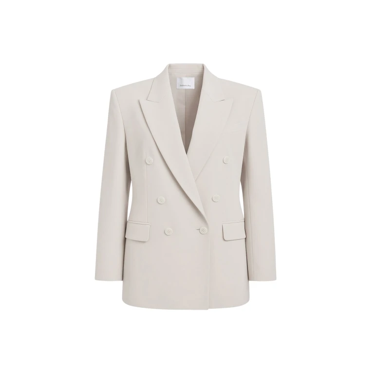 The Frankie Shop Monterey Structured Blazer - Faded Pink - Oversized Minimalist Jackets in Pink - Shop at Luxury Shoes 