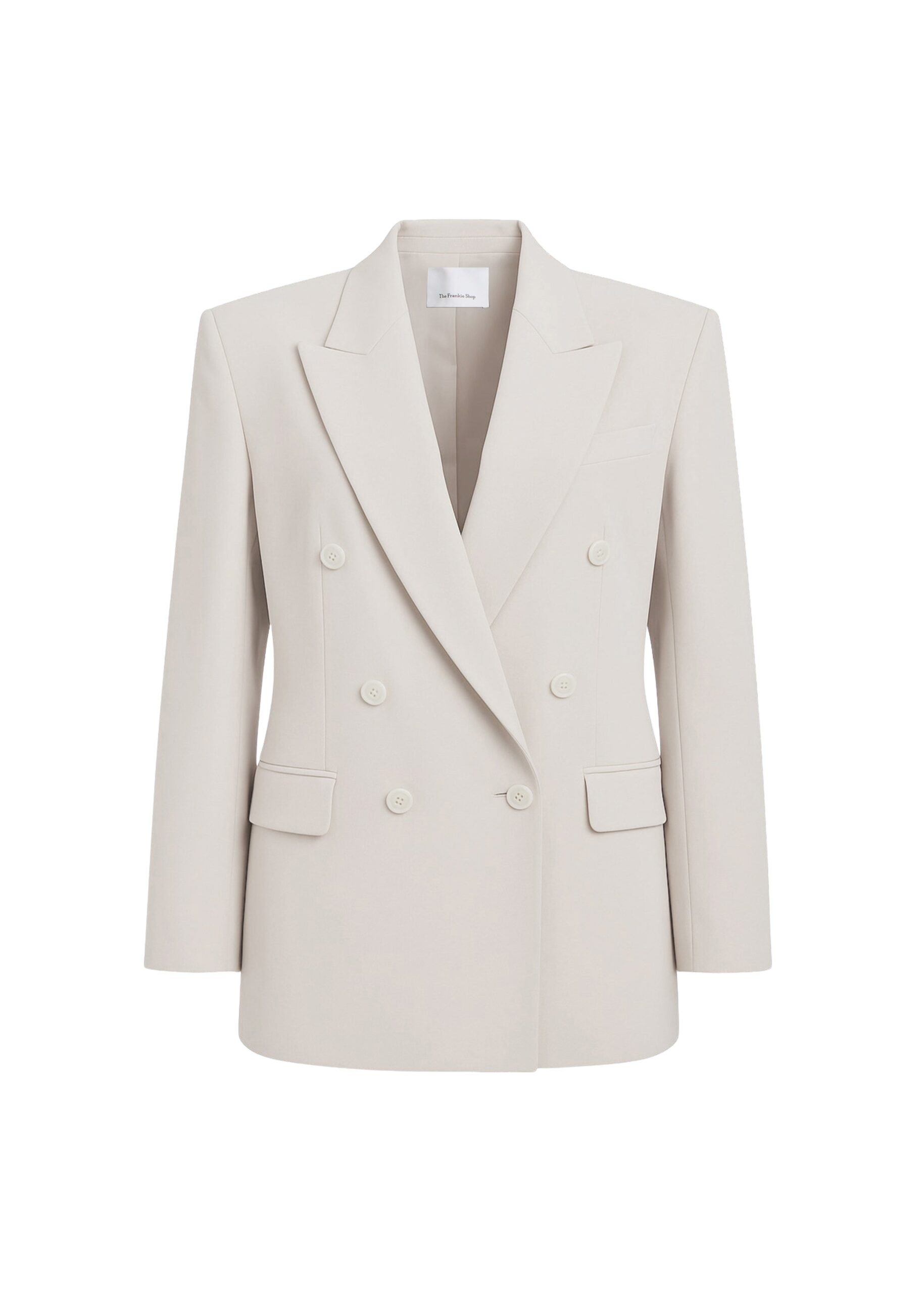 The Frankie Shop Monterey Structured Blazer – Faded Pink