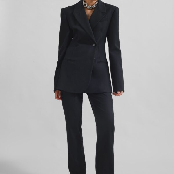 The Frankie Shop Morrison Crossover Blazer – Black, view 4