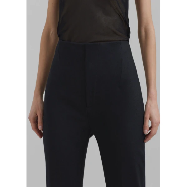 The Frankie Shop Morrison Long Trousers - Black - Oversized Minimalist Pants in Black - Shop at Luxury Shoes 