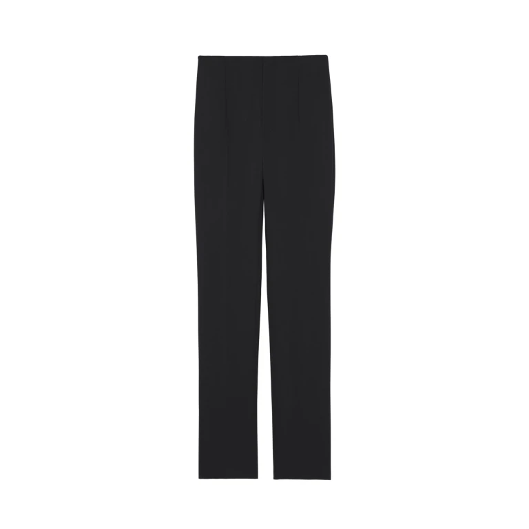 The Frankie Shop Morrison Long Trousers - Black - Oversized Minimalist Pants in Black - Shop at Luxury Shoes 