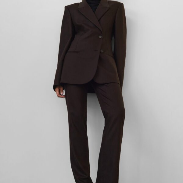 The Frankie Shop Morrison Long Trousers – Brown, view 5