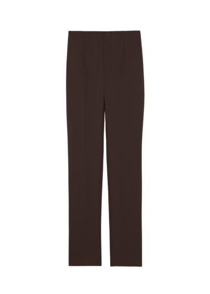 The Frankie Shop Morrison Long Trousers - Brown - Oversized Minimalist Pants in Beige - Shop at Luxury Shoes 