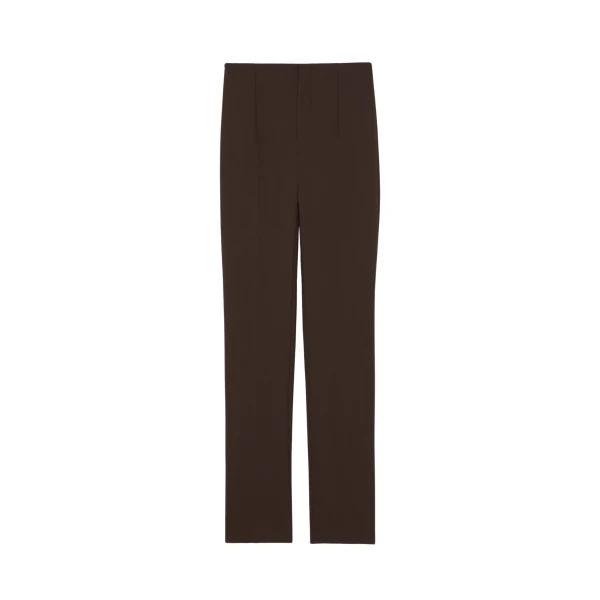 The Frankie Shop Morrison Long Trousers - Brown - Oversized Minimalist Pants in Beige - Shop at Luxury Shoes 