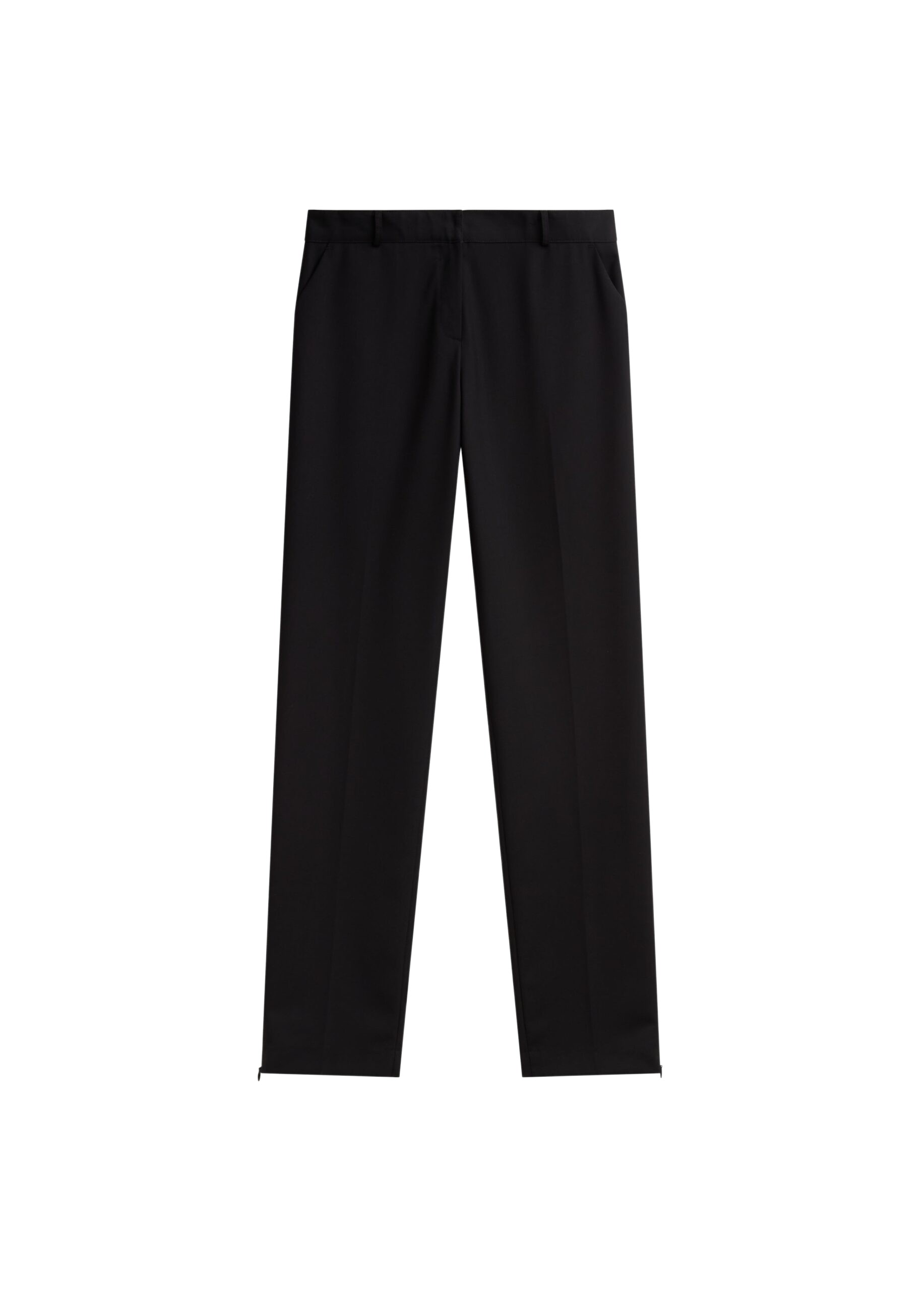 The Frankie Shop Nantes Straight Trousers – Black