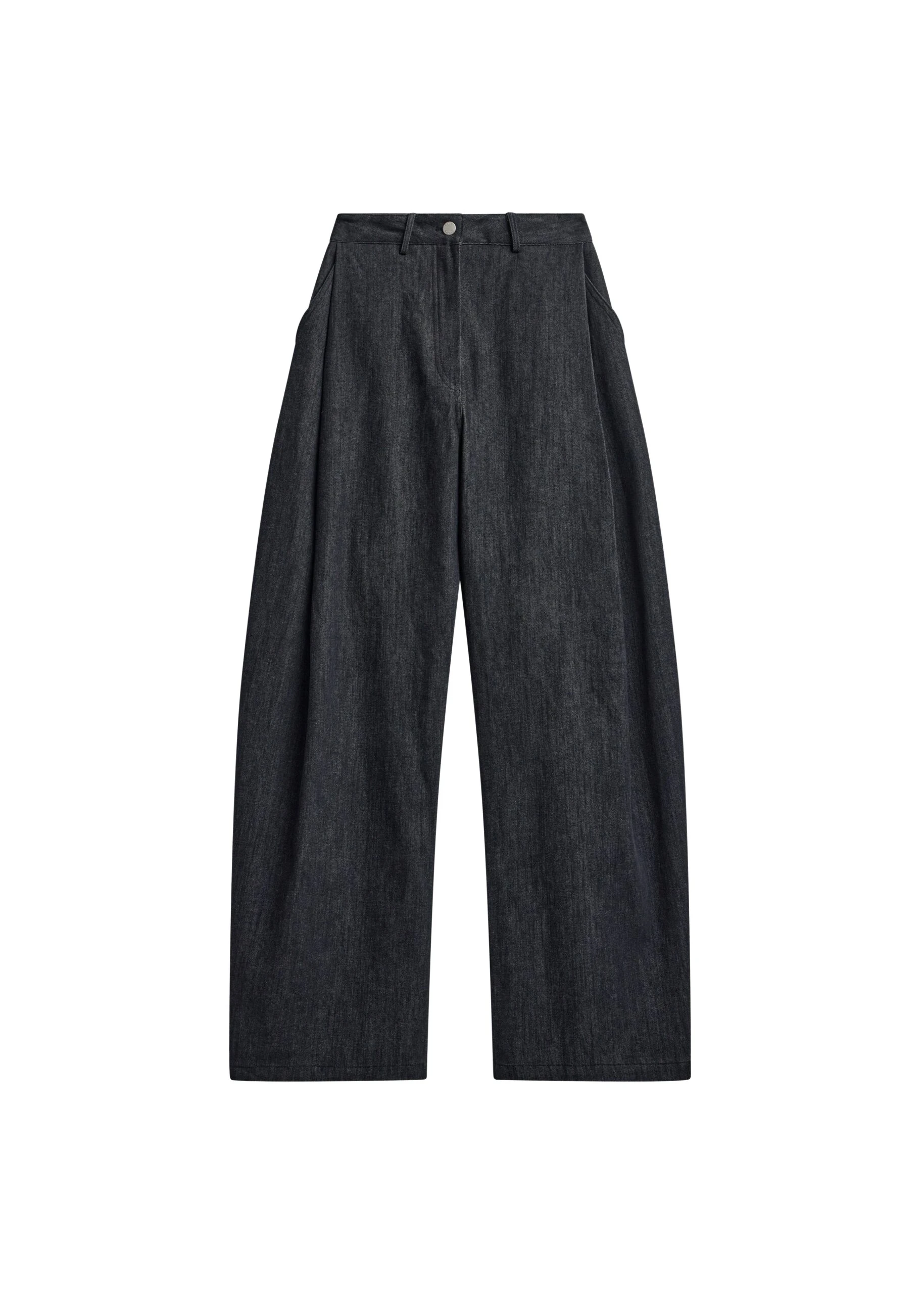The-Frankie-Shop-Nesna-Barrel-Leg-Jeans-Black-coveti-scaled83602_nobg The Frankie Shop Nesna Barrel Leg Jeans - Black - Oversized Minimalist Pants in Black - Shop at Luxury Shoes