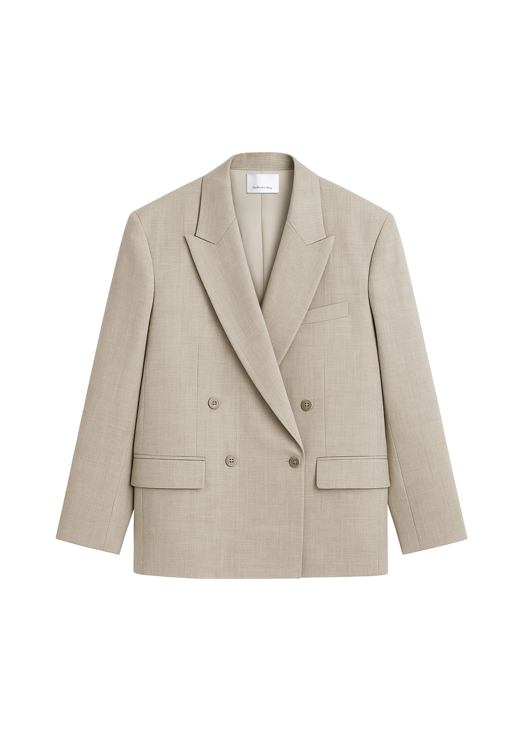 The-Frankie-Shop-Newark-Double-Breasted-Blazer-Beige-Melange-coveti-scaled41586_nobg The Frankie Shop Newark Double Breasted Blazer - Beige Melange - Oversized Minimalist Jackets in Beige - Shop at Luxury Shoes