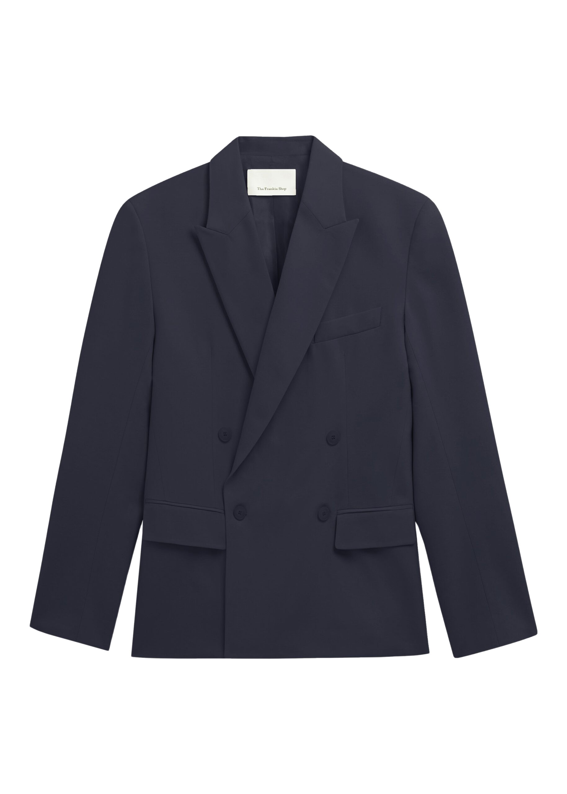 The Frankie Shop Newark Double Breasted Blazer – Navy