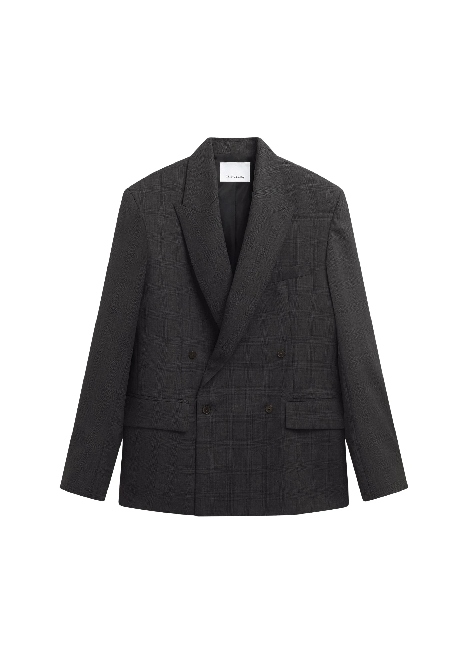 The-Frankie-Shop-Newark-Plaid-Double-Breasted-Blazer-Dark-Grey-coveti-scaled21699_nobg The Frankie Shop Newark Plaid Double Breasted Blazer - Dark Grey - Oversized Minimalist Jackets in Grey - Shop at Luxury Shoes