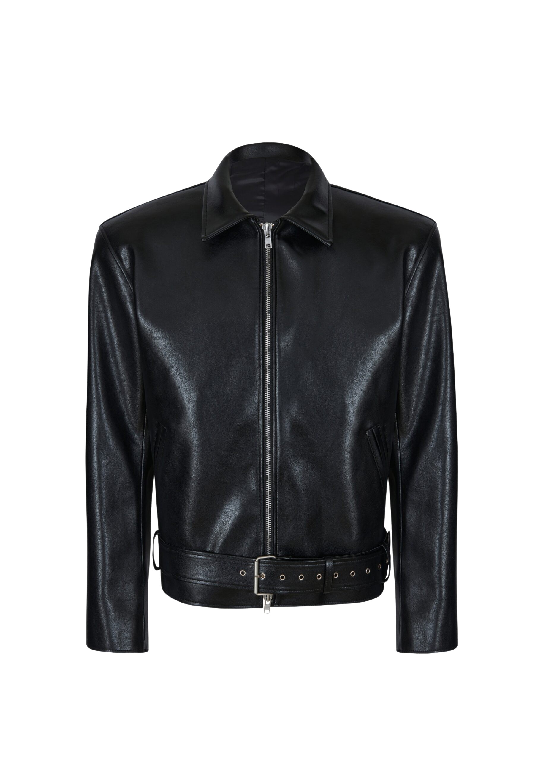 The Frankie Shop Norbury Faux Leather Jacket – Black