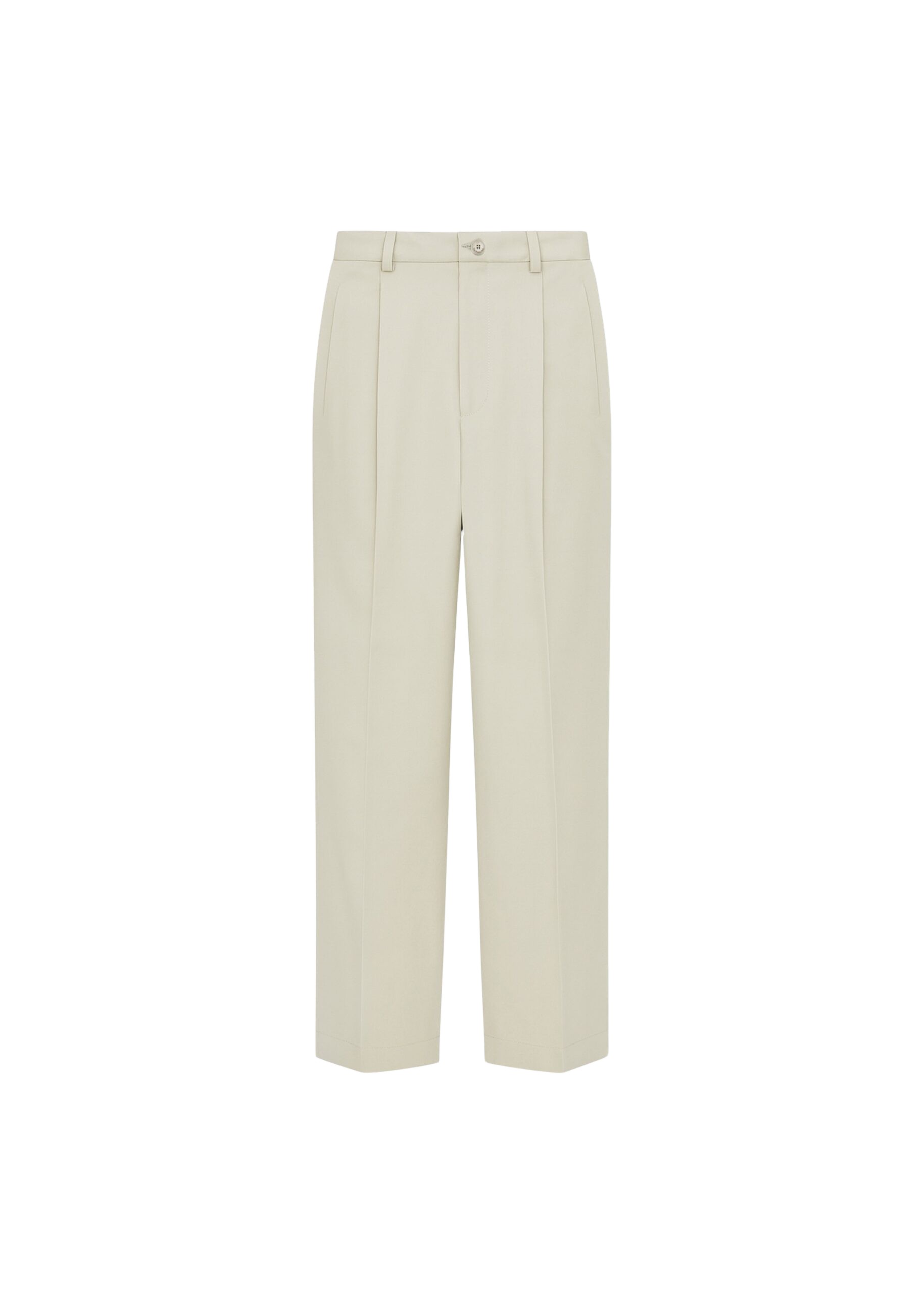 The Frankie Shop Norstrand Cotton Chino Trousers – Light Beige