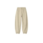 The Frankie Shop Noyon Barrel Leg Pants - Beige - Oversized Minimalist Pants in Beige - Shop at Luxury Shoes 