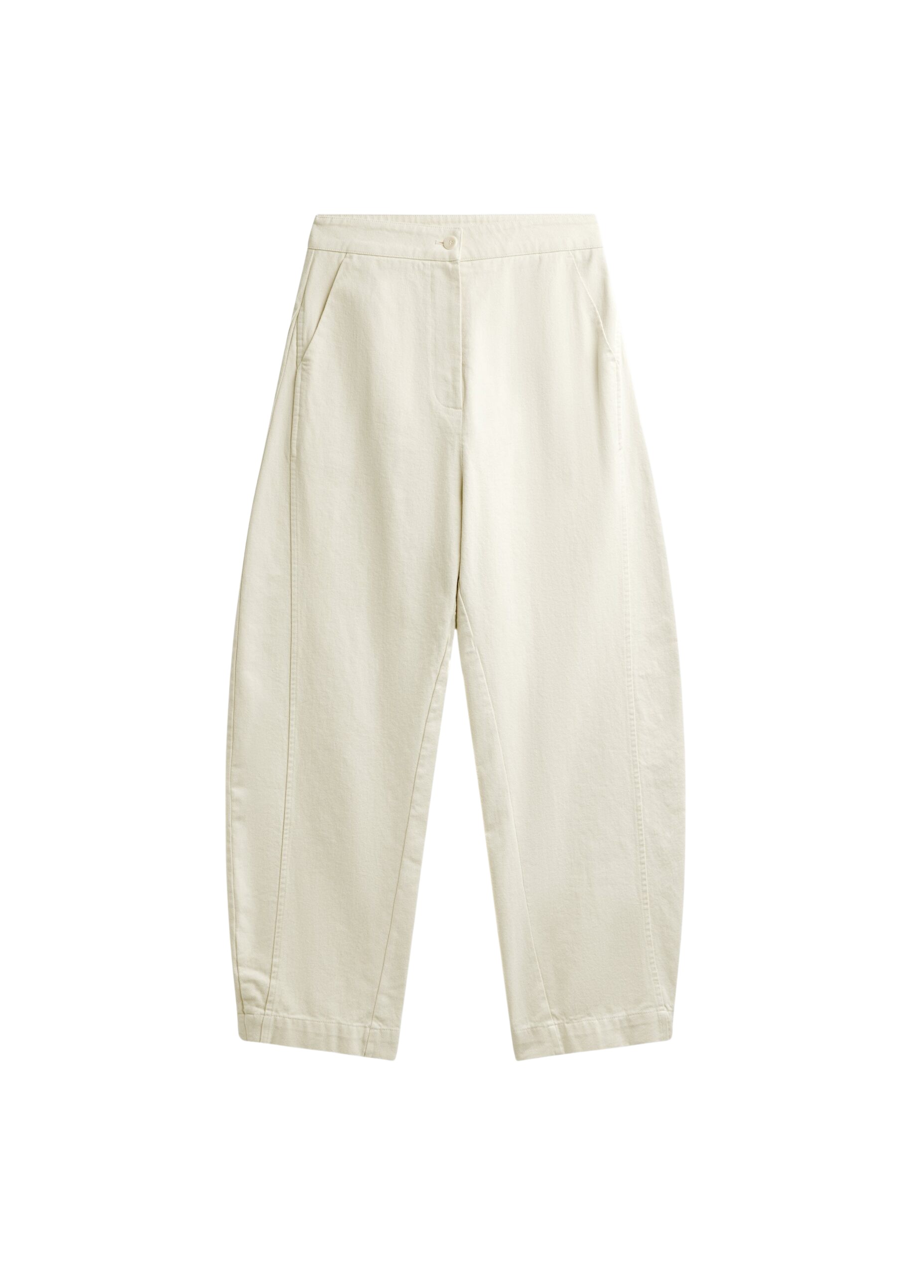 The Frankie Shop Noyon Barrel Leg Pants – Cream