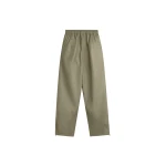 The Frankie Shop Oakdale Faux Leather Track Pants - Sage - Oversized Minimalist Pants in Green - Shop at Luxury Shoes 