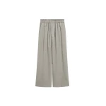 The Frankie Shop Oakdale Track Pants - Beige Glen Plaid - Oversized Minimalist Pants in Multicolour - Shop at Luxury Shoes 