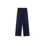 The Frankie Shop Oakdale Track Pants - Navy/White Pinstripe - Oversized Minimalist Pants in Multicolour - Shop at Luxury Shoes 