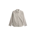 The Frankie Shop Odemira Shirt - Beige Plaid - Oversized Minimalist Tops in Multicolour - Shop at Luxury Shoes 