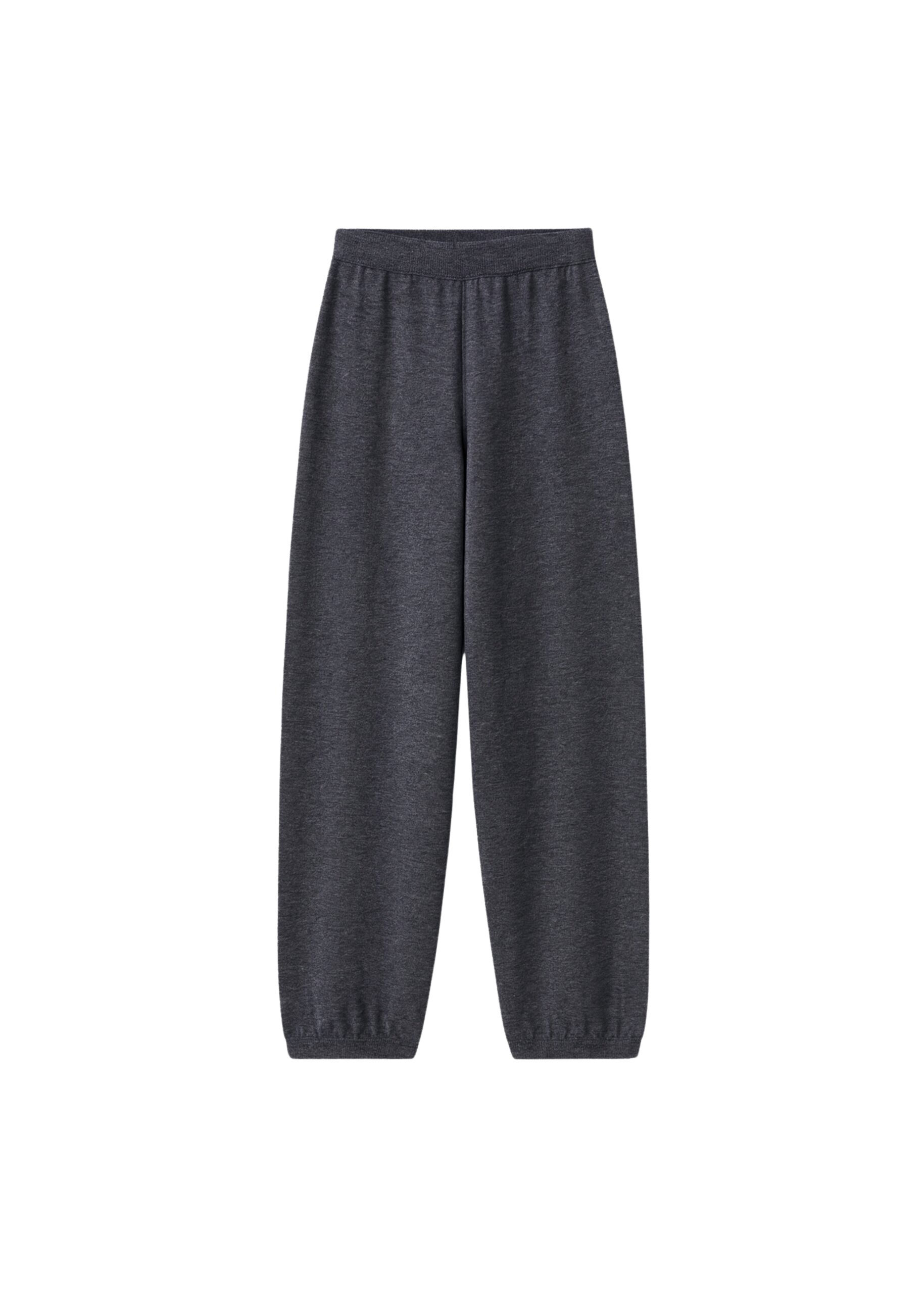 The Frankie Shop Olia Knit Joggers – Dark Grey Melange