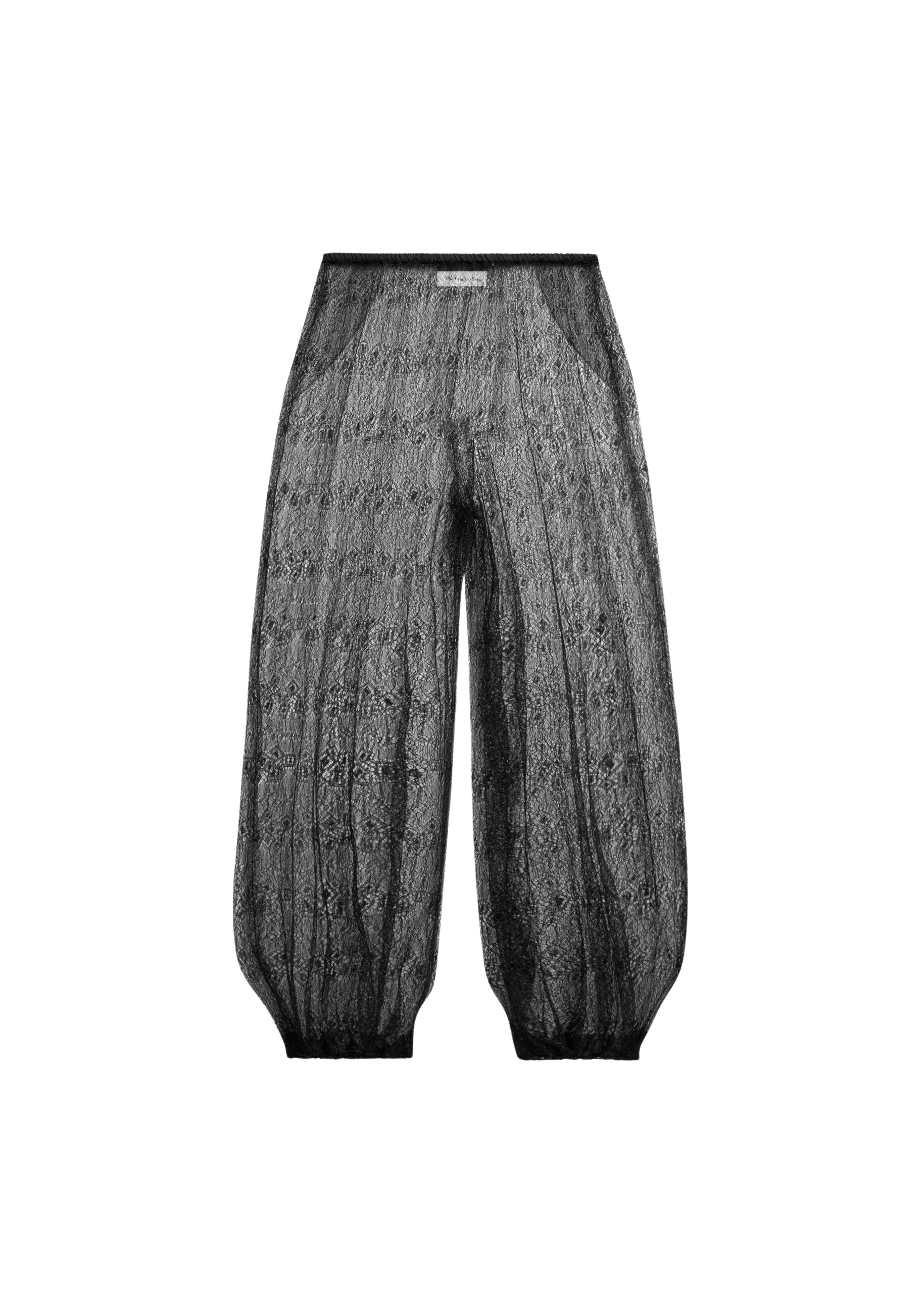 The Frankie Shop Orissa Lace Balloon Pants – Black