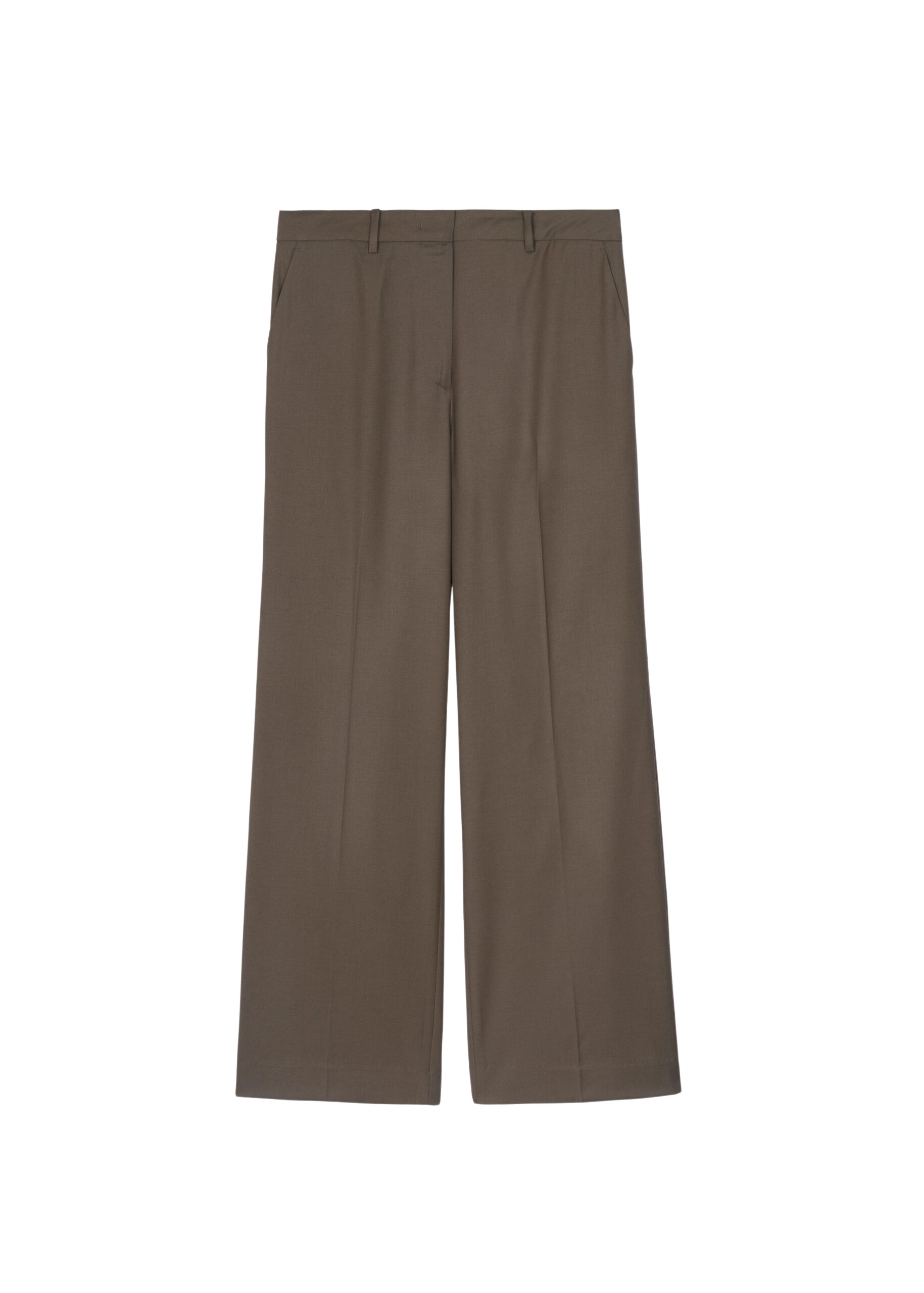 The Frankie Shop Pallen Wide Trousers – Brown