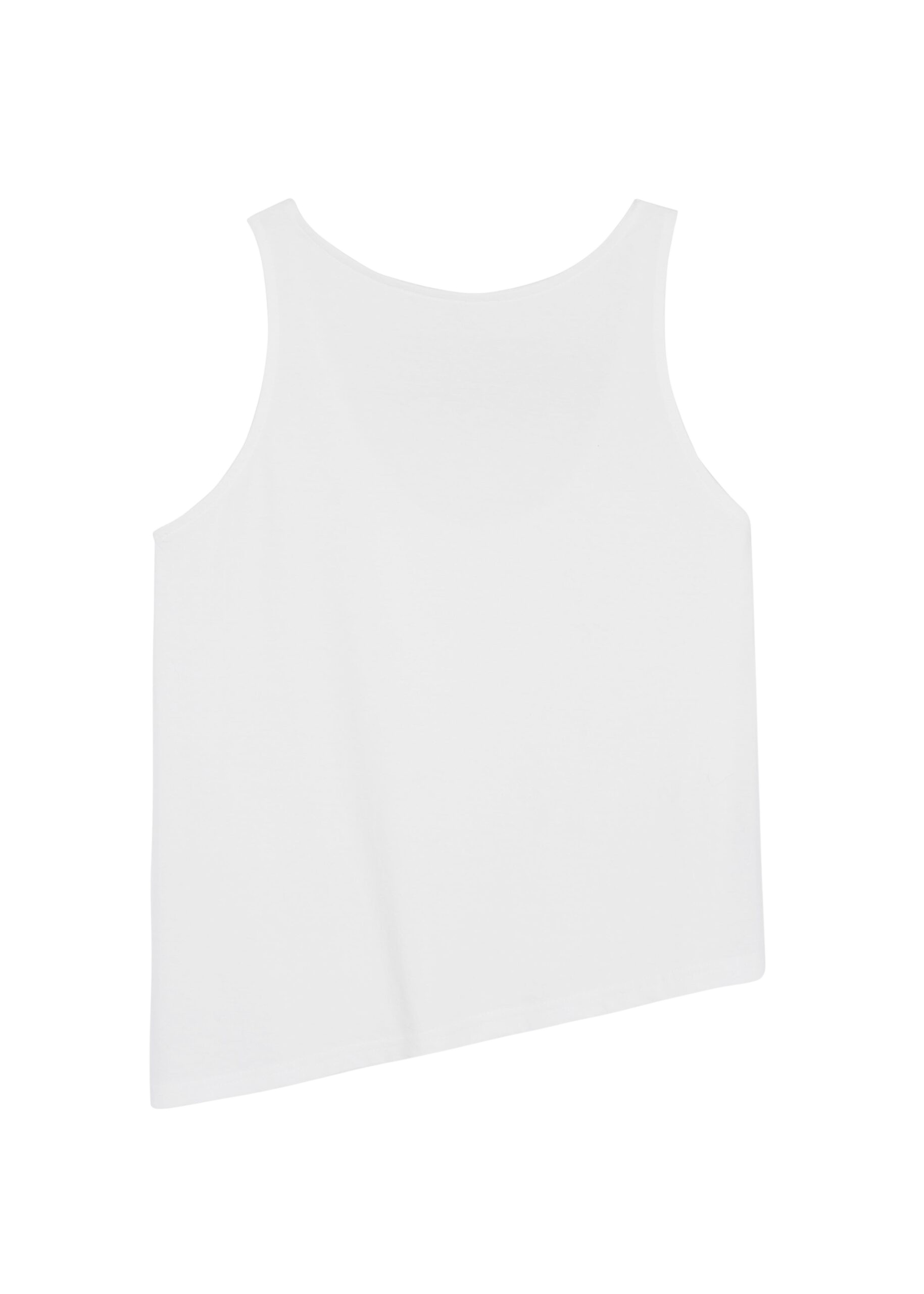 The Frankie Shop Penelope Tank Top - White - Oversized Minimalist Tops in White - Shop at Luxury Shoes 