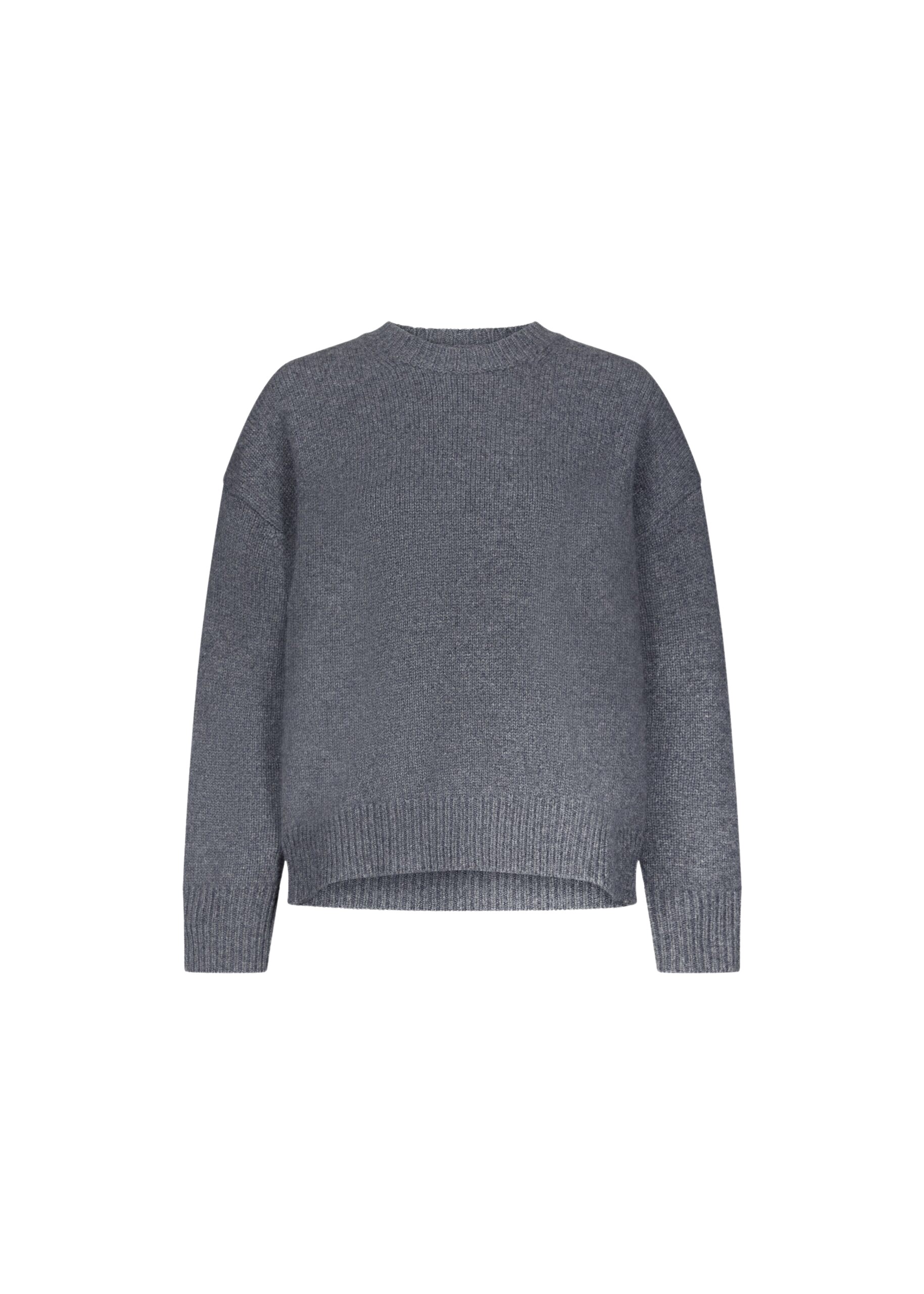 The Frankie Shop Pia Oversized Cashmere Sweater – Anthracite Melange